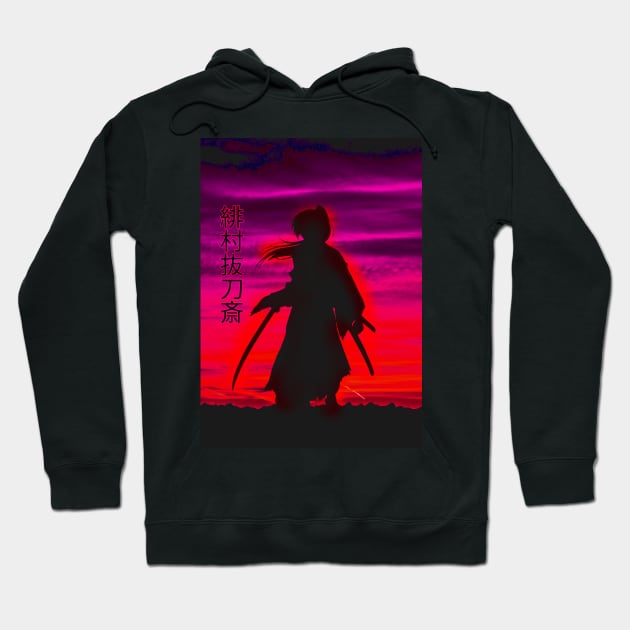 Samurai X Rurouni Kenshin Cool Hoodie by ahmadzakiramadhan